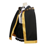 The Magical Journey of the Wand and Sword Colette Loire Women Black Outfit Cosplay Costume Outfit Halloween Carnival Suit