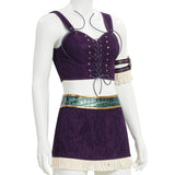 Niko Robin Women Purple Outfit Cosplay Costume Outfit Halloween Carnival Suit