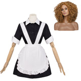 The Rocky Horror Show Magenta Maid Women Maid Uniform&nbsp;Cosplay Costume Outfit Halloween Carnival Suit