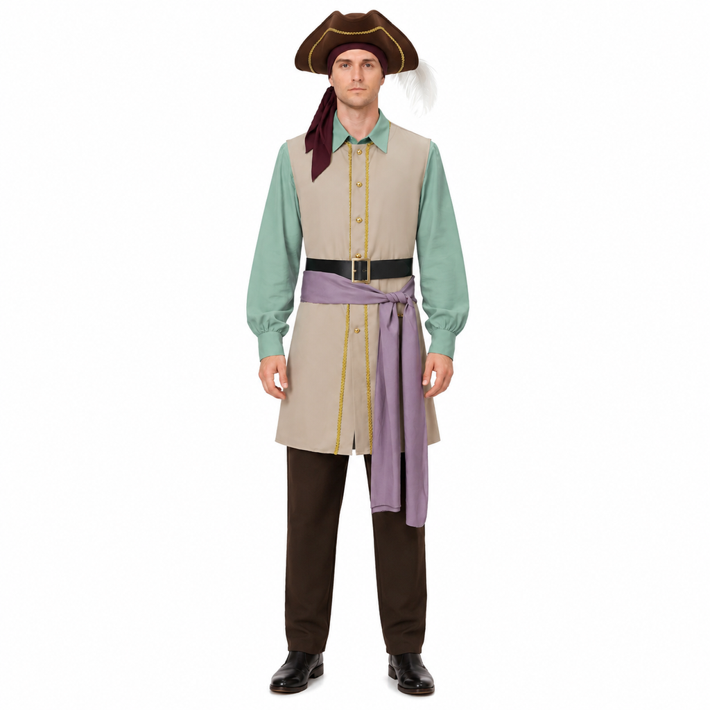 Movie Backrooms（2026） Captain Clark Green Outfit Cosplay Costume Outfi ...