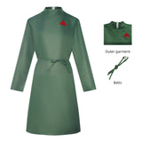 The Rocky Horror Picture Show Dr. Frank-N-Furter Green Coat Cosplay Costume Outfit Halloween Carnival Suit
