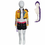 KPop Demon Hunters Rumi Kids Children Yellow Suit Cosplay Costume Outfits Halloween Carnival Suit