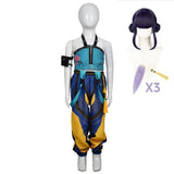 KPop Demon Hunters Zoey Kids Children Blue Suit Cosplay Costume Outfits Halloween Carnival Suit