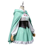 Season 4 Ram Women Green Outfit with Cape Cosplay Costume Outfit Halloween Carnival Suit