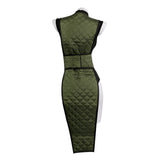 Mortal Kombat Reptile Gender-swapped Women Green Qipao Cosplay Costume Outfit Halloween Carnival Suit