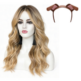 Euphoria Season 3 Cassie Golden Curly Hair  Cosplay Wig Resistant Synthetic Hair Halloween Costume Accessories