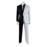 Absolute Two-Face Two-Face Black and White Suit Cosplay Costume Outfit Halloween Carnival Suit