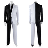 Absolute Two-Face Two-Face Black and White Suit Cosplay Costume Outfit Halloween Carnival Suit
