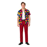 Ace Ventura Jr Pet Detective Ace Ventura Printed Shirt Set Cosplay Costume Outfit Halloween Carnival Suit