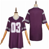 Agatha All Along Agatha Harkness Purple T-shirt Cosplay Costume Outfits Halloween Carnival Suit