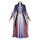 Agatha All Along Agatha Harkness Women Purple Outfit Cosplay Costume Outfits Halloween Carnival Suit