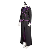 Agatha All Along Agatha Women Black Purple Witch Outfit Cosplay Costume Outfits Halloween Carnival Suit