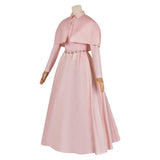 Agatha All Along Lilia Calderu Women Pink Dress Cosplay Costume Outfits Halloween Carnival Suit