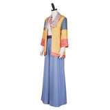 Agatha All Along Lilia Calderu Women Yellow Blue Outfit Cosplay Costume Outfits Halloween Carnival Suit