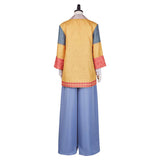 Agatha All Along Lilia Calderu Women Yellow Blue Outfit Cosplay Costume Outfits Halloween Carnival Suit