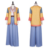 Agatha All Along Lilia Calderu Women Yellow Blue Outfit Cosplay Costume Outfits Halloween Carnival Suit