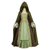 Agatha All Along Rio Vidal Women Green Dress Cosplay Costume Outfits Halloween Carnival Suit