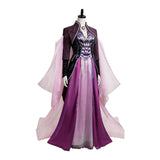 Agatha: Darkhold Diaries Agatha Harkness Women Purple Dress Cosplay Costume Outfit Halloween Carnival Suit