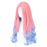 Alien Stage MIZi Pink and Blue Cosplay Wig Heat Resistant Synthetic Hair Carnival Halloween Party Props