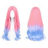 Alien Stage MIZi Pink and Blue Cosplay Wig Heat Resistant Synthetic Hair Carnival Halloween Party Props