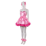Alien Stage MIZi Women Pink Dress Cosplay Costume Outfit Halloween Carnival Suit