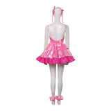 Alien Stage MIZi Women Pink Dress Cosplay Costume Outfit Halloween Carnival Suit