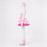 Alien Stage MIZi Women Pink Dress Cosplay Costume Outfit Halloween Carnival Suit