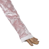Alien Stage Mizi Women White-pink Long Dress Cosplay Costume Outfit Halloween Carnival Suit