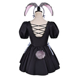 Alien Stage Sua Black Bunny Girl Dress Cosplay Costume Outfit Halloween Carnival Suit