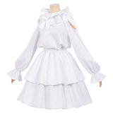 Alien Stage Sua Childhood Women White Dress Cosplay Costume Outfit Halloween Carnival Suit