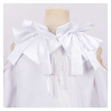 Alien Stage Sua Childhood Women White Dress Cosplay Costume Outfit Halloween Carnival Suit