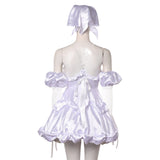Alien Stage Sua Women White Dress Cosplay Costume Halloween Carnival Party Suit