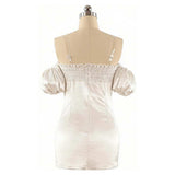 Alien Stage Sua Women White Dress Cosplay Costume Outfit Halloween Carnival Suit