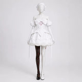 Alien Stage Sua Women White Dress Cosplay Costume Outfit Halloween Carnival Suit