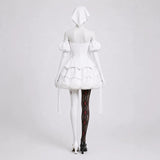 Alien Stage Sua Women White Dress Cosplay Costume Outfit Halloween Carnival Suit