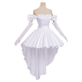 Alien Stage Sua Women White Wedding Dress Cosplay Costume Outfit Halloween Carnival Suit