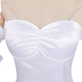 Alien Stage Sua Women White Wedding Dress Cosplay Costume Outfit Halloween Carnival Suit