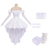 Alien Stage Sua Women White Wedding Dress Cosplay Costume Outfit Halloween Carnival Suit