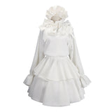 Alien Stage Sua Young Vers Women White Dress Cosplay Costume Outfit Halloween Carnival Suit
