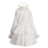 Alien Stage Sua Young Vers Women White Dress Cosplay Costume Outfit Halloween Carnival Suit