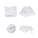 Alien Stage Sua Young Vers Women White Dress Cosplay Costume Outfit Halloween Carnival Suit