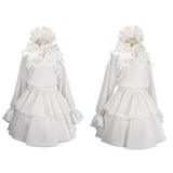 Alien Stage Sua Young Vers Women White Dress Cosplay Costume Outfit Halloween Carnival Suit