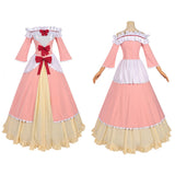 Always a Catch Maria Annunziata Women Pink Dress Cosplay Costume Outfit Halloween Carnival Suit