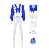 America's Sweethearts: Dallas Cowboys Cheerleaders Women Blue Outfits Cosplay Costume