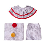 American Horror Story 13 Twisty Clown Gray Outfit Cosplay Costume Outfit Halloween Carnival Suit
