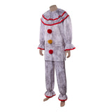American Horror Story 13 Twisty Clown Gray Outfit Cosplay Costume Outfit Halloween Carnival Suit