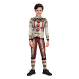 American Horror Story 13 Twisty the Clown Gray Outfit Cosplay Costume Outfit Halloween Carnival Suit
