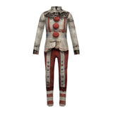 American Horror Story 13 Twisty the Clown Gray Outfit Cosplay Costume Outfit Halloween Carnival Suit