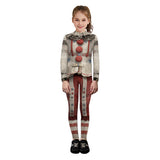 American Horror Story 13 Twisty the Clown Gray Outfit Cosplay Costume Outfit Halloween Carnival Suit