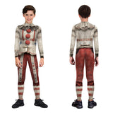 American Horror Story 13 Twisty the Clown Gray Outfit Cosplay Costume Outfit Halloween Carnival Suit